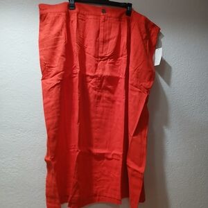 a new day new  size 3XElegant Red Women's Skirt